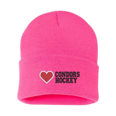 Sportsman Adult Heart Condors Embroidered Cuffed Toque Thumbnail