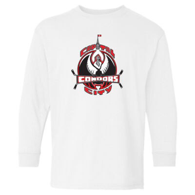 Gildan Youth Capital City Crest Printed Long Sleeve Thumbnail