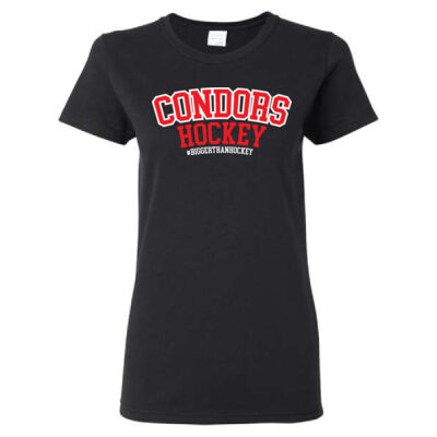 Gildan Women's Condors Hockey Printed T-Shirt Thumbnail