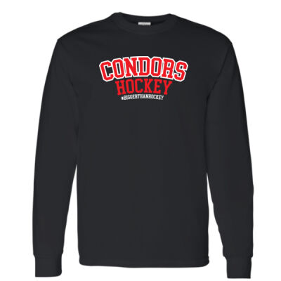 Gildan Unisex Condors Hockey Printed Long Sleeve Thumbnail
