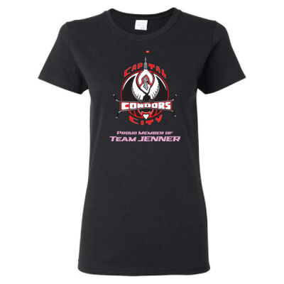 Gildan Women's Team Jenner Printed T-Shirt Thumbnail