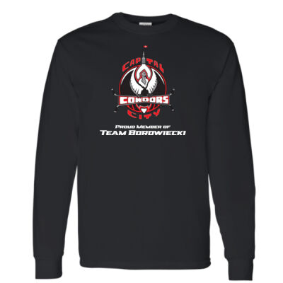Gildan Unisex Team Borowiecki Printed Long Sleeve Thumbnail