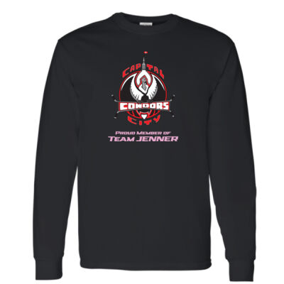 Gildan Unisex Team Jenner Printed Long Sleeve Thumbnail