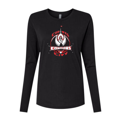 Next Level Women's Capital City Crest Printed Long Sleeve Thumbnail