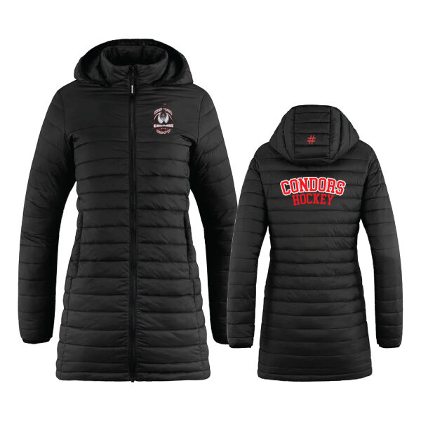 Glacial Bay Women's Embroidered & Twill Full Length Puffy Jacket Thumbnail